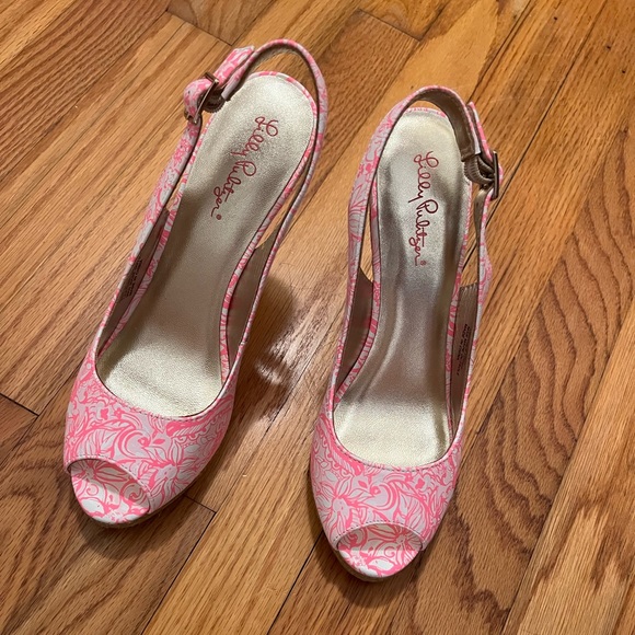 Lily Pulitzer size 10 wedges - Picture 1 of 2
